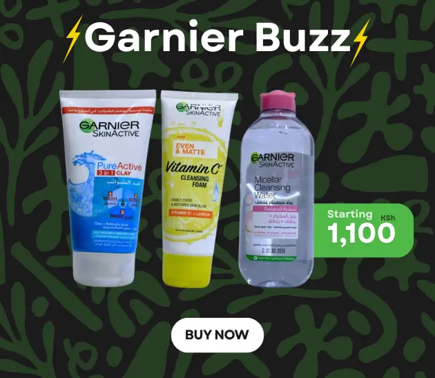 Affordable & Effective Garnier Products – Shop Now at Sanante, Kenya's Premier Online Pharmacy !
 Explore Garnier Micellar Water, Hair Food masks, and Vitamin C Brightening Serum for radiant skin & luscious hair. Garnier products in Kenya are cruelty-free and packed with natural extracts. Get offers on selected items!